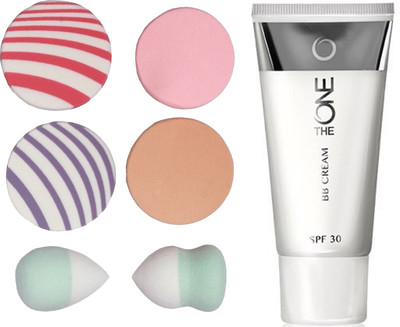

Oriflame Sweden The ONE BB Cream SPF 30 30ml (Light - 31595) With Puff Sponge(Set of 7)