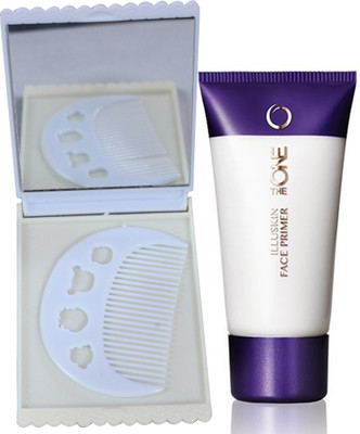 

Oriflame Sweden The ONE IlluSkin Face Primer 30ml (31585) With Mirror Comb Set(Set of 3)