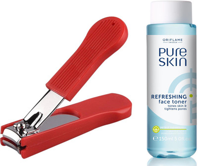 

Oriflame Sweden Pure Skin Refreshing Face Toner 150ml (32648) With Nail Cutter(Set of 2)