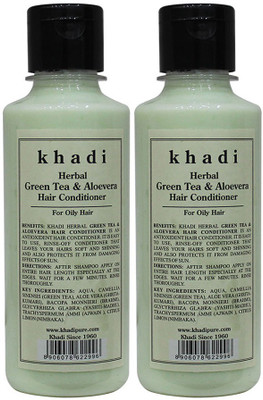 

Khadi Herbal Green Tea & Aloevera Hair Conditioner(420 ml)