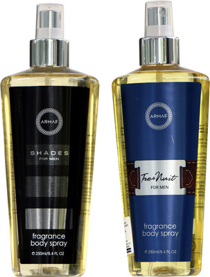 

Armaf SHADES AND TRES NUIT Body Spray - For Men(500 ml, Pack of 2)