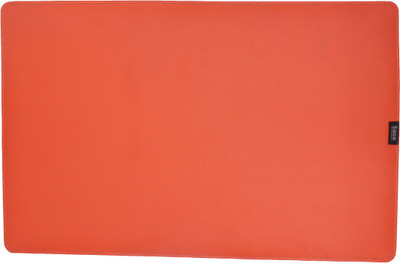 

Saco 0 Compartments PU Leather Desk Mat(Orange)