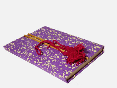

Maken Style Collection A5 Diary(Handmade Paper Diary With Bookmark, Purple)