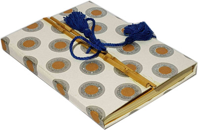 

Maken Style Collection A5 Diary(Handmade Paper Diary With Bookmark, White)