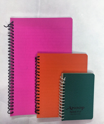 

indogifts Regular Note Pad(Spiral Pad, Multicolor, Pack of 3)