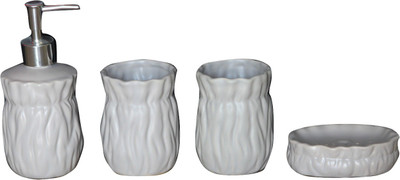 

The Art Affair Ceramic Bathroom Set(Pack of 4)