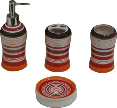 

The Art Affair Ceramic Bathroom Set(Pack of 4)