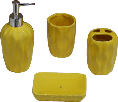 

The Art Affair Ceramic Bathroom Set(Pack of 4)