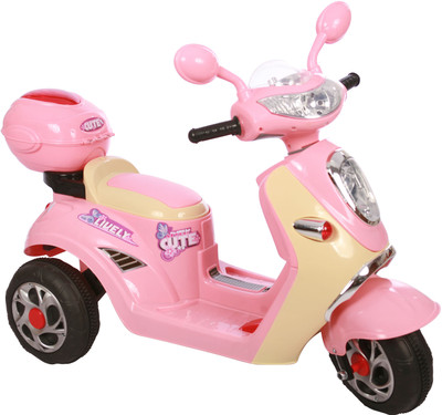 

Toyhouse Scooty 6V Rechargeable Scooter Battery Operated Ride On(Pink)