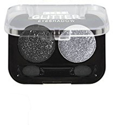 

KASCN ORIGINAL USHAS GLITTER 2 COLOR EYESHADOW PALETTE FOR ALL SKIN TONE (03) 2.8 g(BLACK, SILVER)