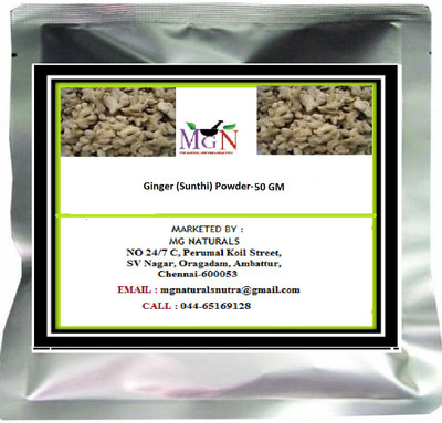 

MG Naturals Ginger (Sunthi) Powder-50 GM(50 g)