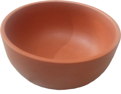 

Khadi Eco Basket Clay Medium Bowl - Earthenware(Brown)