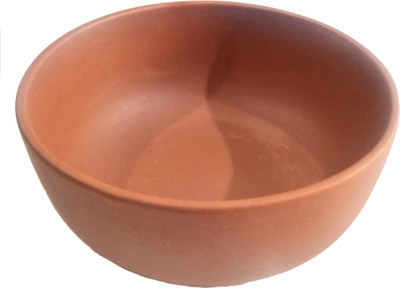 

Khadi Eco Basket Clay Large Bowl - Earthenware(Brown)