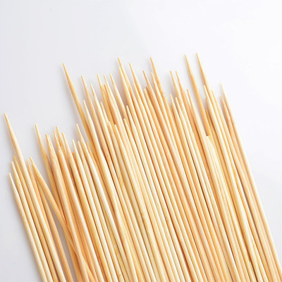 Jamboree Bamboo Skewers Chocolate Fountain Wooden Fruits BARBECUE Kebab Stick Party Buffet Food Disposable Wooden Roast Fork Set(Pack of 100) available at flipkart for Rs.129