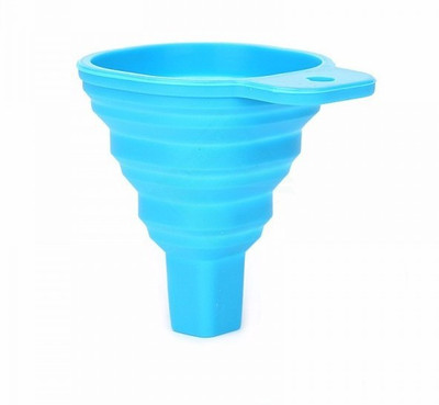 

RIANZ Collapsible Silicone Funnel Helpful In Pouring Liquid with Precision (Assorted Colors) Silicone Funnel(Multicolor, Pack of 1)