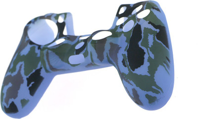 

Hytech Plus Blue Camouflage Hydra Series DualShock 4 Silicone Sleeve Gaming Accessory Kit(Blue, For PS4)