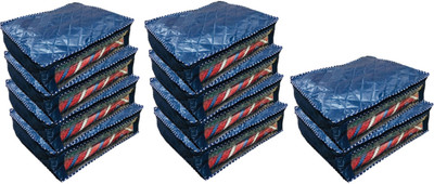 

Kuber Industries Designer Saree Cover,Salwar Suit Cover,Garment Cover,Wardrobe Organiser,Regular Cloth Bag Set Of 10 Pcs (Blue Rexine Waterproof Material) PARACHUTEB14(Blue)