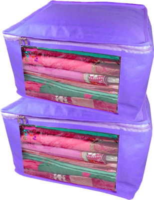 

Atorakushon new and modern stylish dresses covers Non Woven Saree wardrobe orgniser, cover / Wedding Gift, Regular Clothes Bag, Vanity pouch, Set Of 2 (Blue) at big Non woven saree 2pcs blue(Blue)