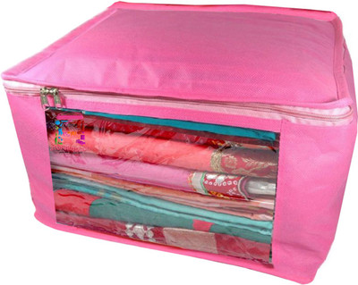 

Atorakushon new and modern stylish dresses covers Non Woven Saree wardrobe orgniser, cover / Wedding Gift, Regular Clothes Bag, Vanity pouch, Set Of 1 (Pink) at big Non woven saree 1pcs pink(Pink)