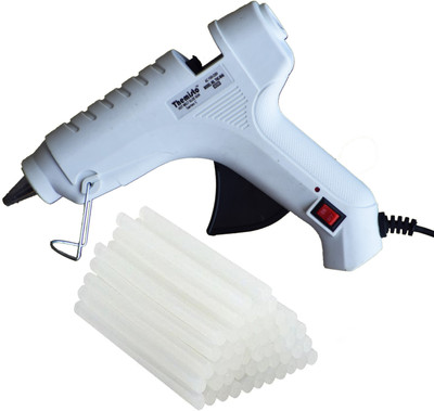 

Themisto Hot Melt Glue Gun 40 Watt On Off Switch With 15 Hot Melt Glue Sticks THC-40WT15 Standard Temperature Corded Glue Gun(11 mm)