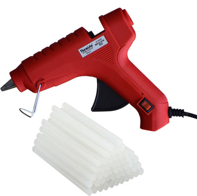 

Themisto Hot Melt Glue Gun 40 Watt On Off Switch With 50 Hot Melt Glue Sticks THC-40RT50 Standard Temperature Corded Glue Gun(11 mm)