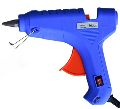 

OKASTA | 40 Watt | HIGH QUALITY |Leak Proof | Heavy Hot Melt Glue Gun (Multi Color ) For Quick Repairs, Paper & Cloth High-Tech Professional Electronic Standard Temperature Corded Glue Gun(11 mm)
