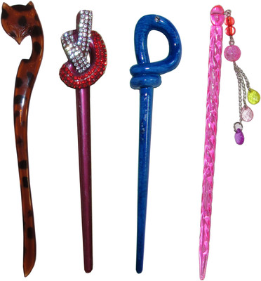

OOPI combo of juda sticks Bun Stick(Multicolor)