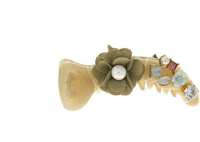 

Anuradha Art Jewellery Clip Banana Clip(White)