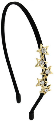 

Anuradha Art Jewellery Hair Band Hair Band(Gold, Black)