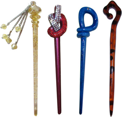 

HATIM combo of juda sticks Bun Stick(Multicolor)