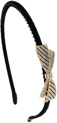 

Anuradha Art Jewellery Hair Band Hair Band(Gold, Black)