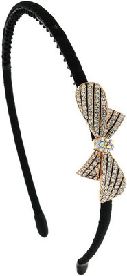 

Anuradha Art Jewellery Hair Band Hair Band(Gold, Black)