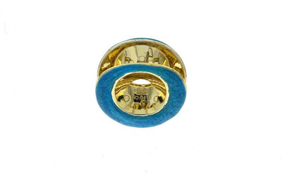 

Anuradha Art Jewellery Clutcher Back Pin(Blue)