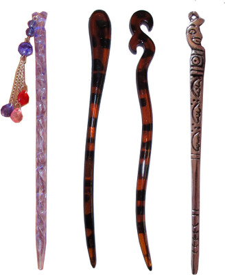 

ROHINI combo of juda sticks Bun Stick(Multicolor)