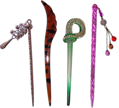 

HATIM combo of juda sticks Bun Stick(Multicolor)