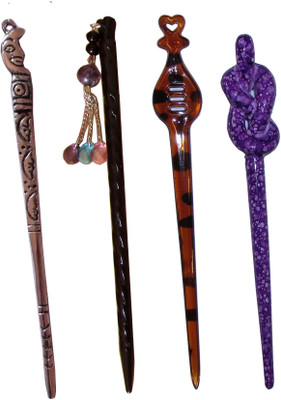 

PIKU combo of juda sticks Bun Stick(Multicolor)