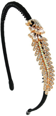 

Anuradha Art Jewellery Hair Band Hair Band(Gold, Black)