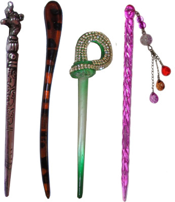

ROHINI combo of juda sticks Bun Stick(Multicolor)
