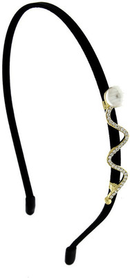 

Anuradha Art Jewellery Hair Band Hair Band(Gold, Black)