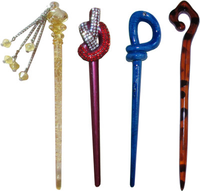 

MOHINI combo of juda sticks Bun Stick(Multicolor)