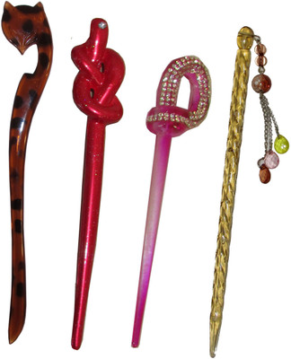 

HATIM combo of juda sticks Bun Stick(Multicolor)