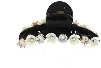 

Anuradha Art Jewellery Clutcher Back Pin(Black)
