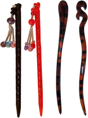 

HATIM combo of juda sticks Bun Stick(Multicolor)
