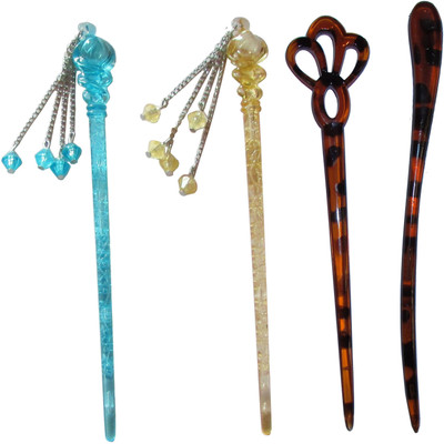 

AARUJ combo of juda sticks Bun Stick(Multicolor)