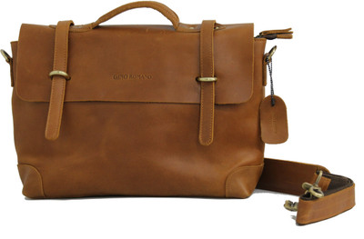 

Gino Romano Messenger Bag(Tan)