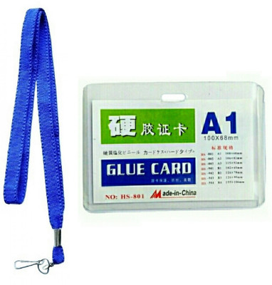 

ART ME Cotton, Plastic Lanyard, ID Badge Holder(Pack of 10)