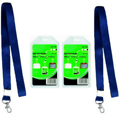 

ART ME Cotton, Plastic Lanyard, ID Badge Holder(Pack of 4)