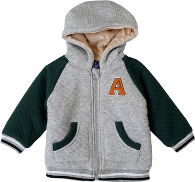 

Lilliput Full Sleeve Applique Baby Boys & Baby Girls Jacket, Grey