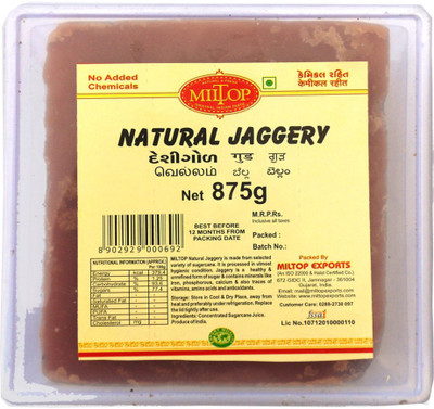 

MilTop NATURAL JAGGERY 875GM Jaggery(875 g)