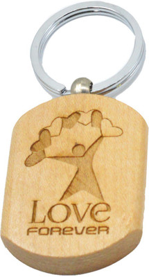 

Faynci Ultimate Love Forever Engraved Handcrafted Wooden Key Chain